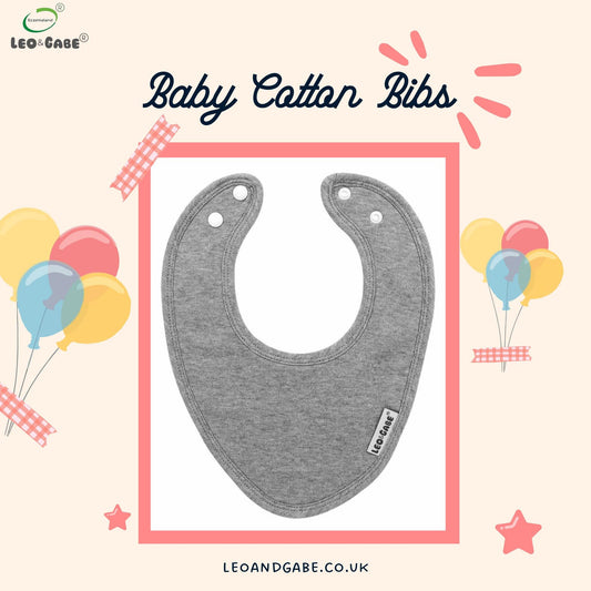 Shield Against Spills with Cotton Baby Bibs