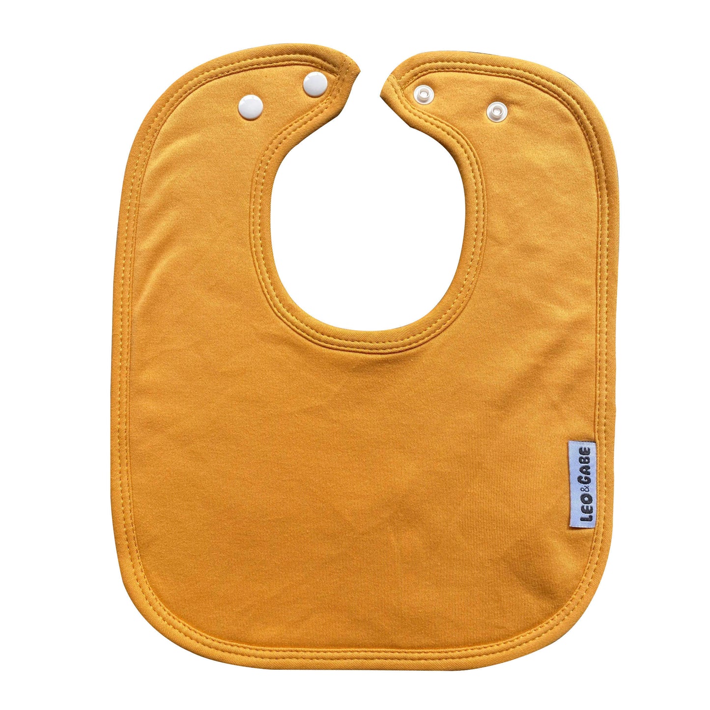 Orange super absorbent cotton bib