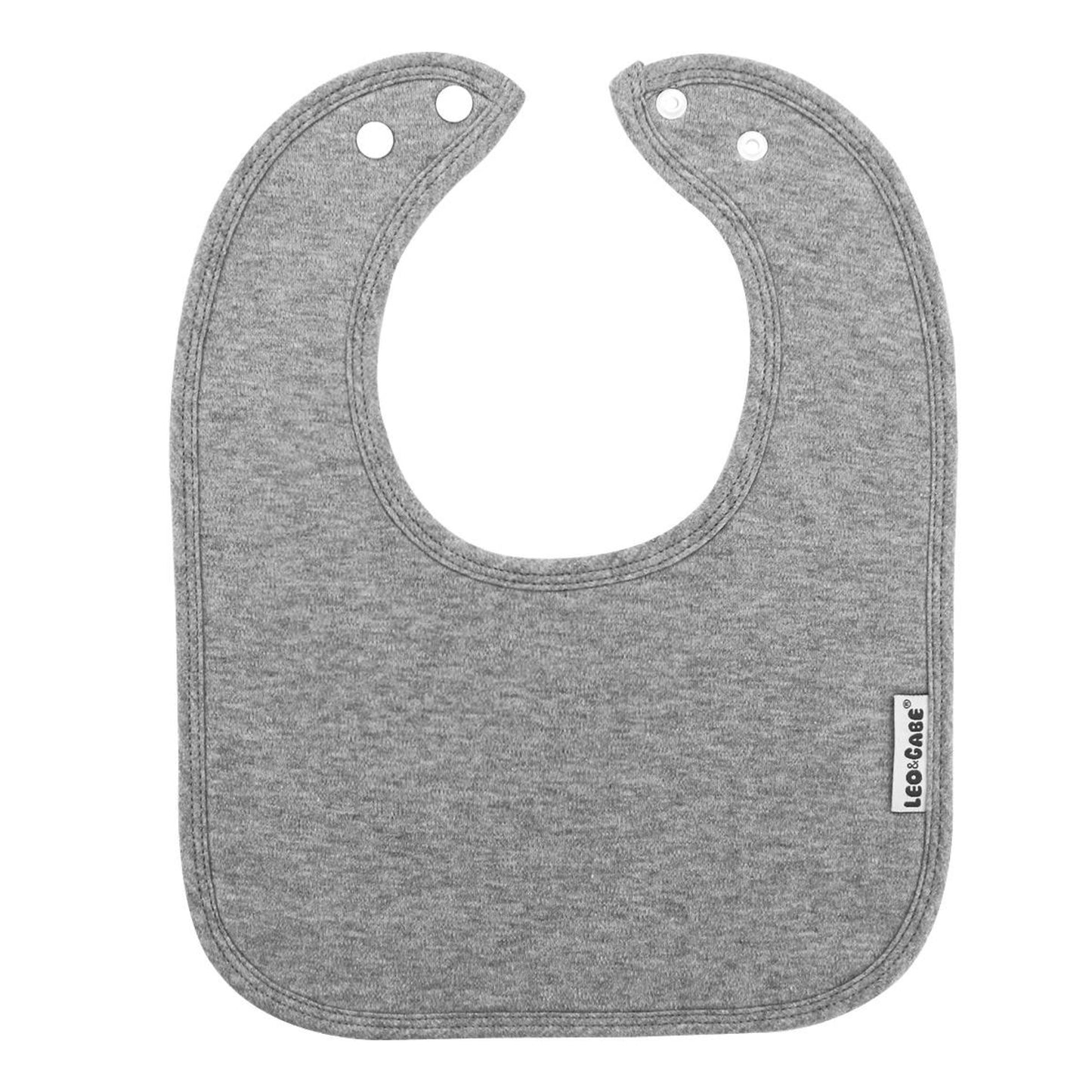 Grey Bigger sized Super Absorbent Cotton Bibs