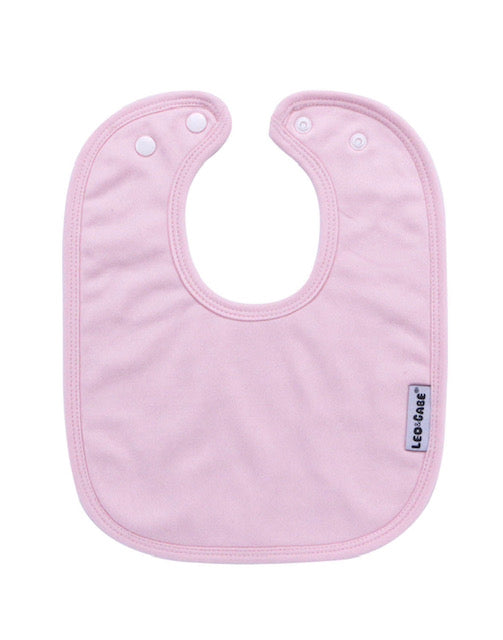 Baby pink super absorbent cotton bib