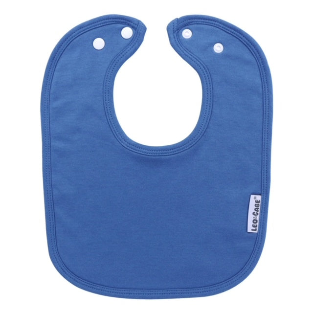 Petrol blue super absorbent cotton bib