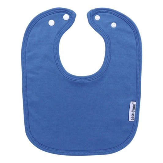 Petrol blue super absorbent cotton bib