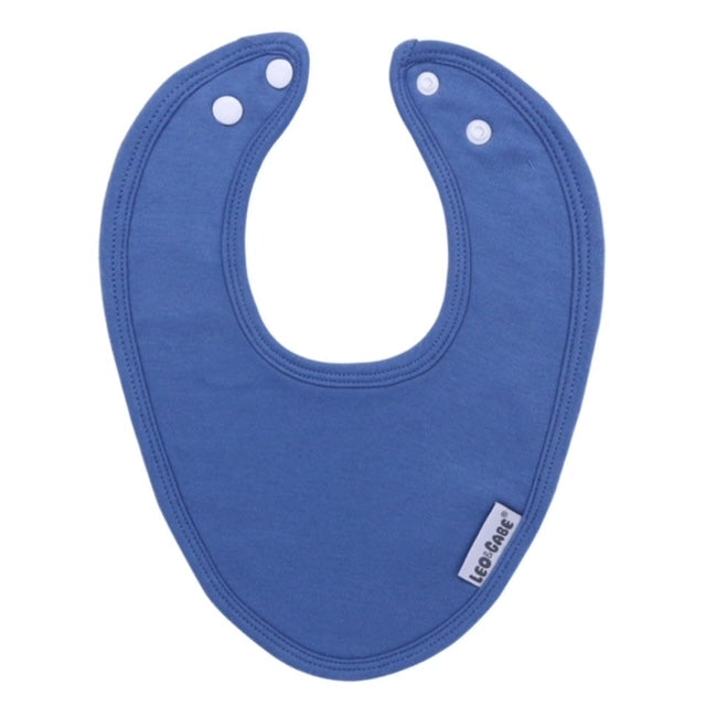 Bandana petrol blue super absorbent cotton bib