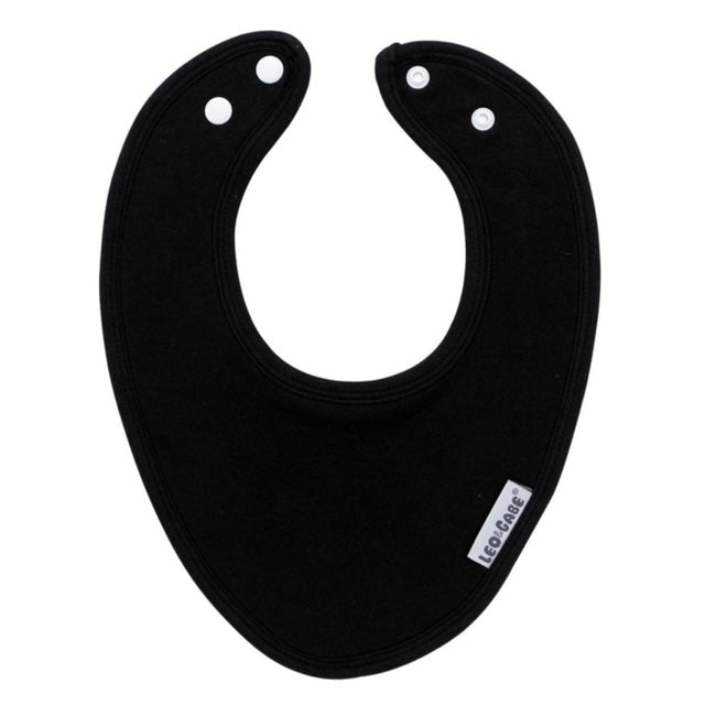 Bandana black super absorbent cotton bib
