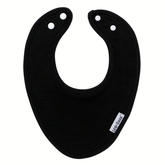 Bandana black super absorbent cotton bib