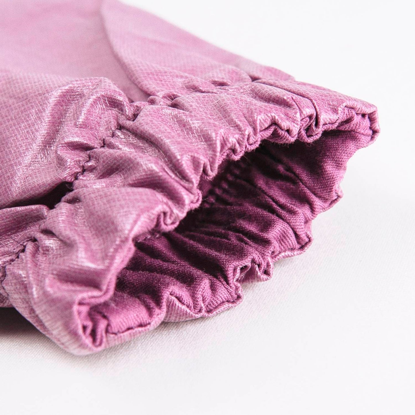 IMPERFECTION* Pink Waterproof Cotton Long Sleeved Bib