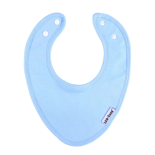 Bandana sky blue super absorbent cotton bib