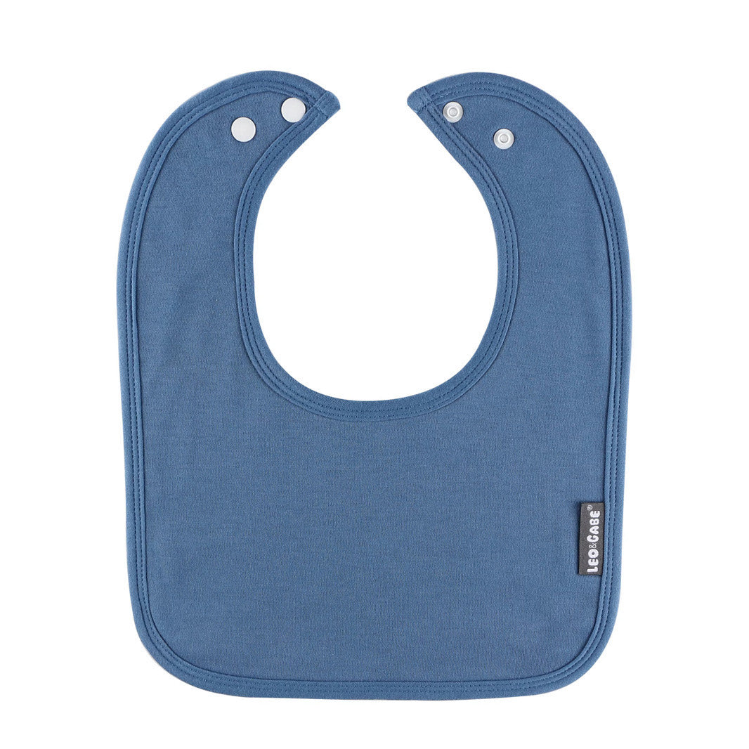 Petrol Blue Bigger sized Super Absorbent Cotton Bibs (4-10 y)
