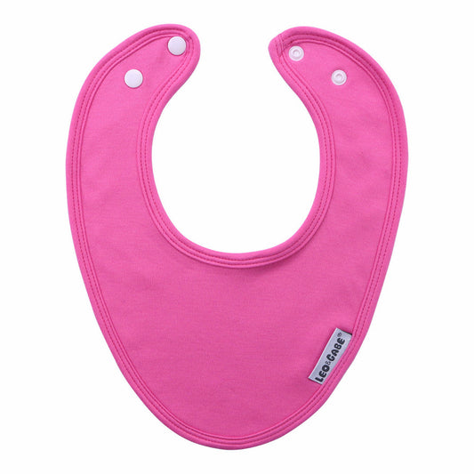 Bandana fuchsia pink super absorbent cotton bib