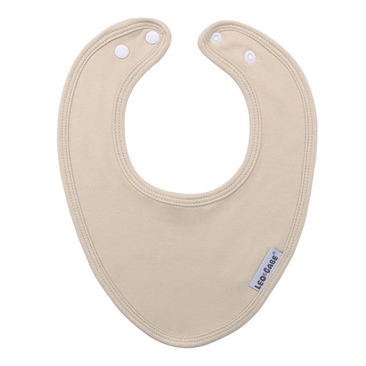 Bandana beige super absorbent cotton bib