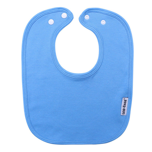 Light blue super absorbent cotton bib