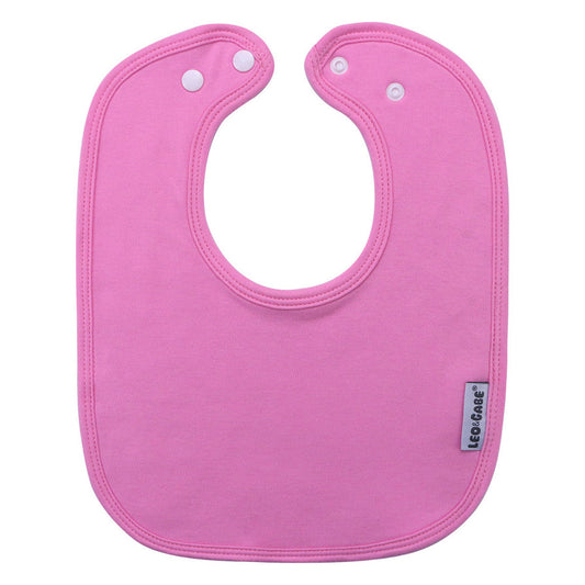 Fuchsia pink super absorbent cotton bib