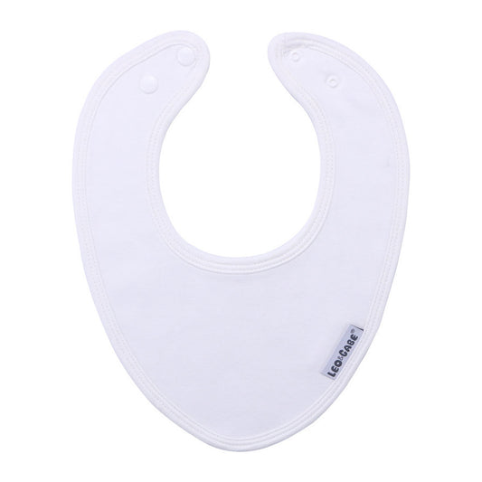 Bandana white super absorbent cotton bib