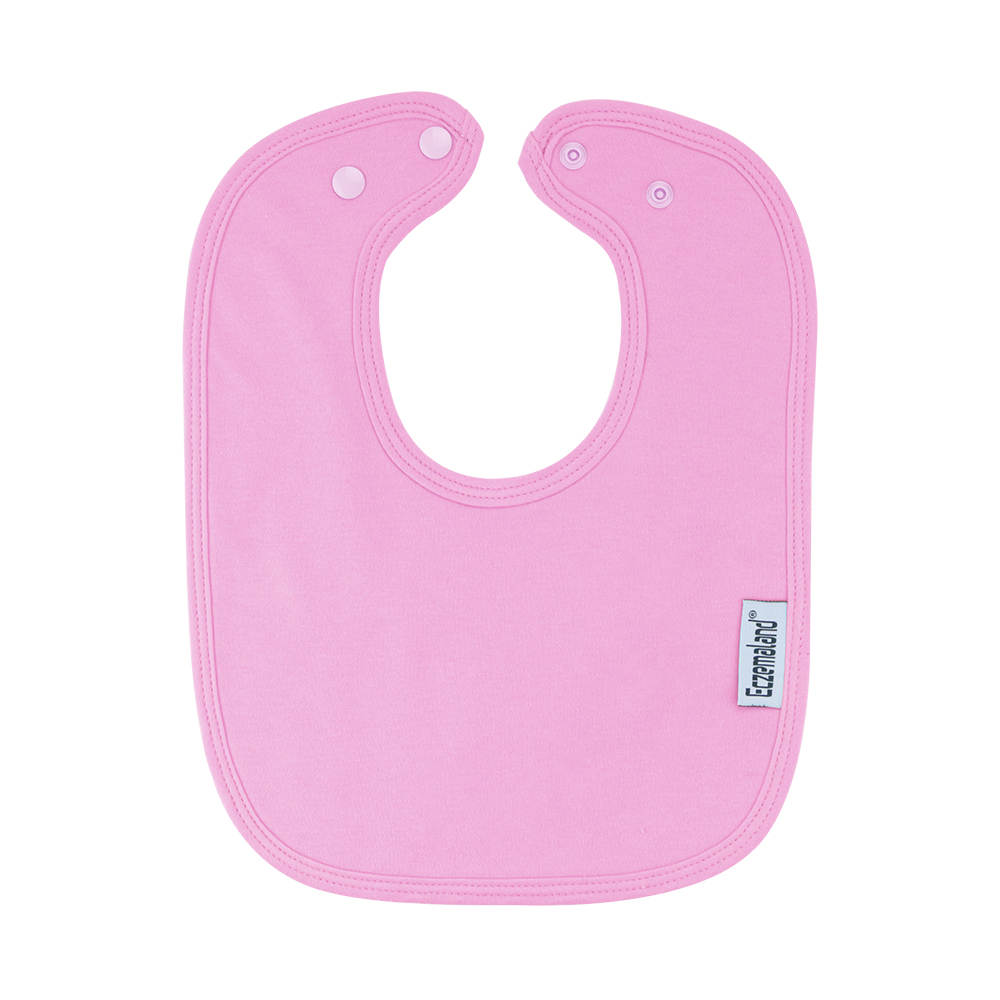 Pink super absorbent cotton bib