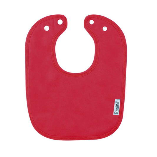 Red super absorbent cotton bib