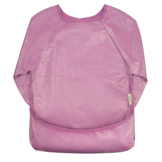 IMPERFECTION* Pink Waterproof Cotton Long Sleeved Bib